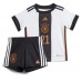Tyskland Ilkay Gundogan #21 Barnkläder Hemma matchtröja till baby VM 2022 Kortärmad (+ Korta byxor) Billigt